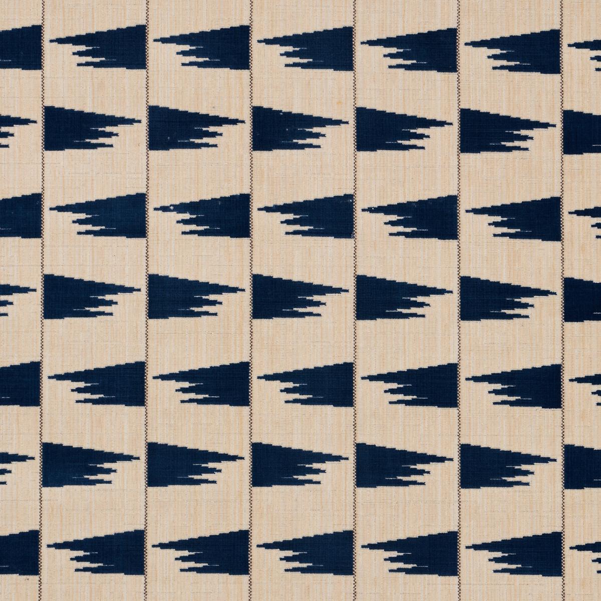Schumacher Tutsi Blue Fabric