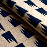 Schumacher Tutsi Blue Fabric
