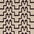 Schumacher Turkish Step Brown Fabric