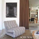 Schumacher Turkish Step Brown Fabric