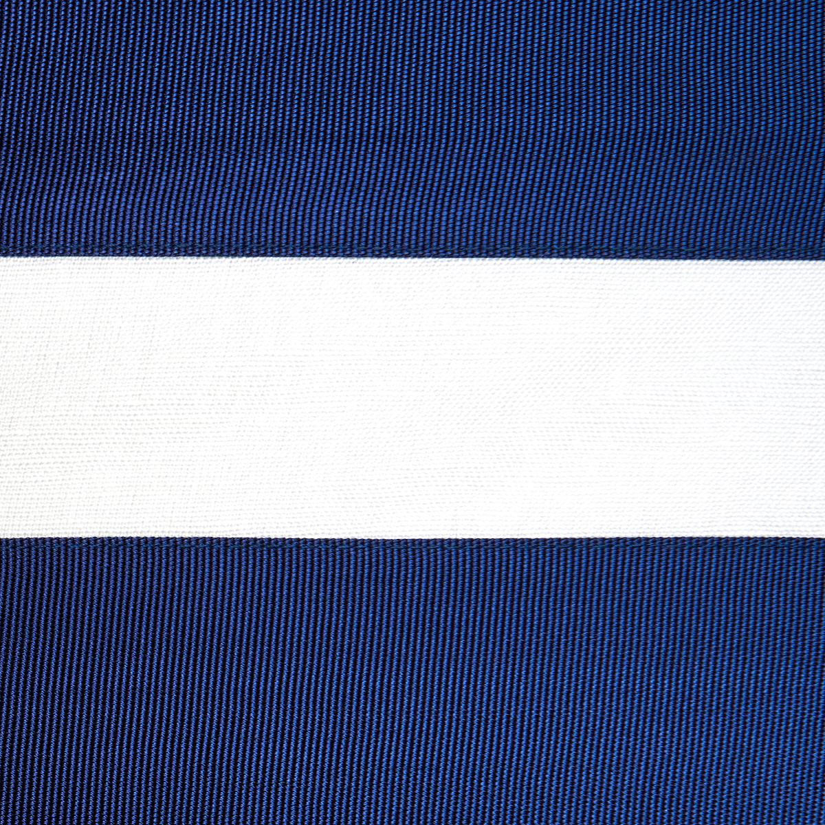 Schumacher Ribbon Appliqu Panel Navy On Ivory Fabric