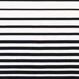 Schumacher Ribbon Appliqu Panel Black On Ivory Fabric