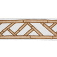 Schumacher Sesame Bamboo Trellis Tape