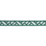 Schumacher Green Bamboo Trellis Tape