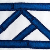 Schumacher Blue Bamboo Trellis Tape