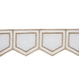 Schumacher Honeycomb Ivory Trim
