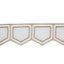 Schumacher Honeycomb Ivory Trim
