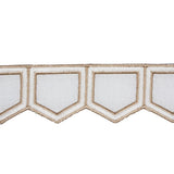 Schumacher Honeycomb Ivory Trim