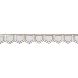 Schumacher Honeycomb Ivory Trim