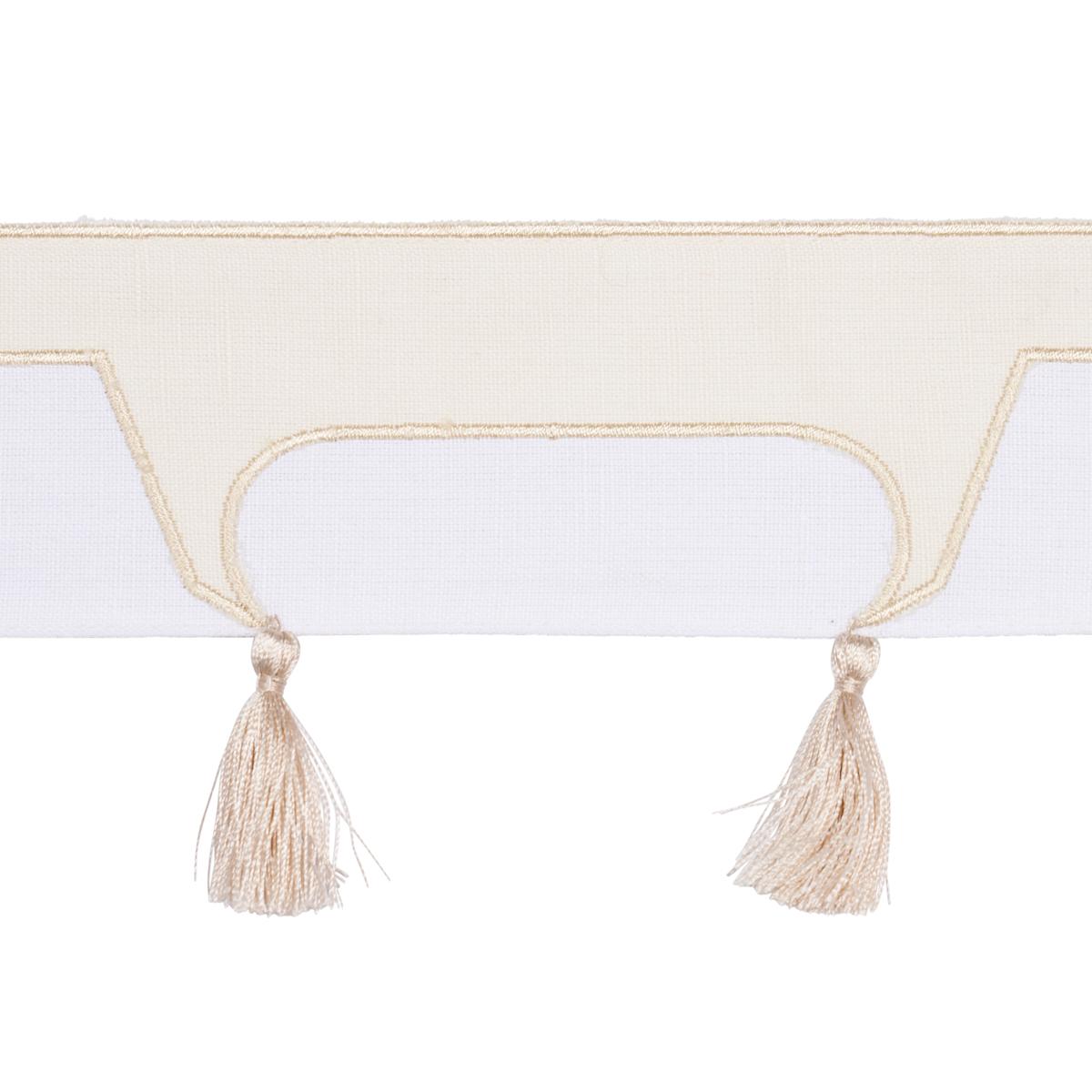 Schumacher Pagoda Ivory Trim