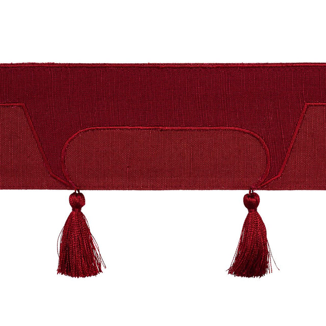 Schumacher Pagoda Red Trim