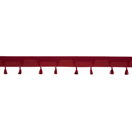 Schumacher Pagoda Red Trim