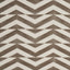 Schumacher Broken Chevron Cut Velvet Taupe On Ivory Fabric