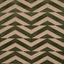 Schumacher Broken Chevron Cut Velvet Olive On Khaki Fabric