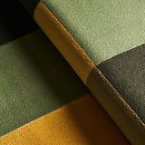 Schumacher Embroidered Tile Green Fabric