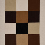 Schumacher Embroidered Tile Strong Neutral Fabric