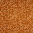 Schumacher Tangent Print Saffron Fabric