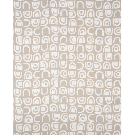 Schumacher Threshold Printed Linen Ginger Fabric