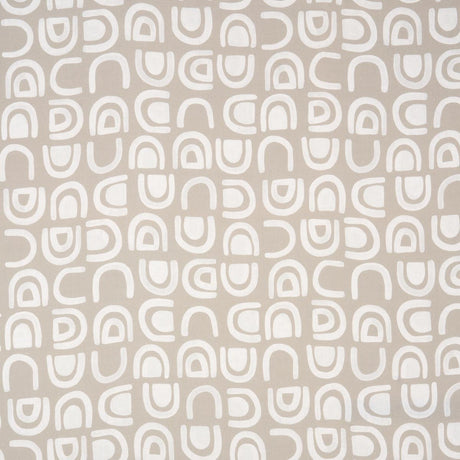 Schumacher Threshold Printed Linen Ginger Fabric