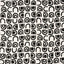 Schumacher Threshold Printed Linen Carbon Fabric