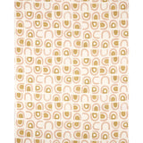 Schumacher Threshold Printed Linen Salt & Ochre Fabric