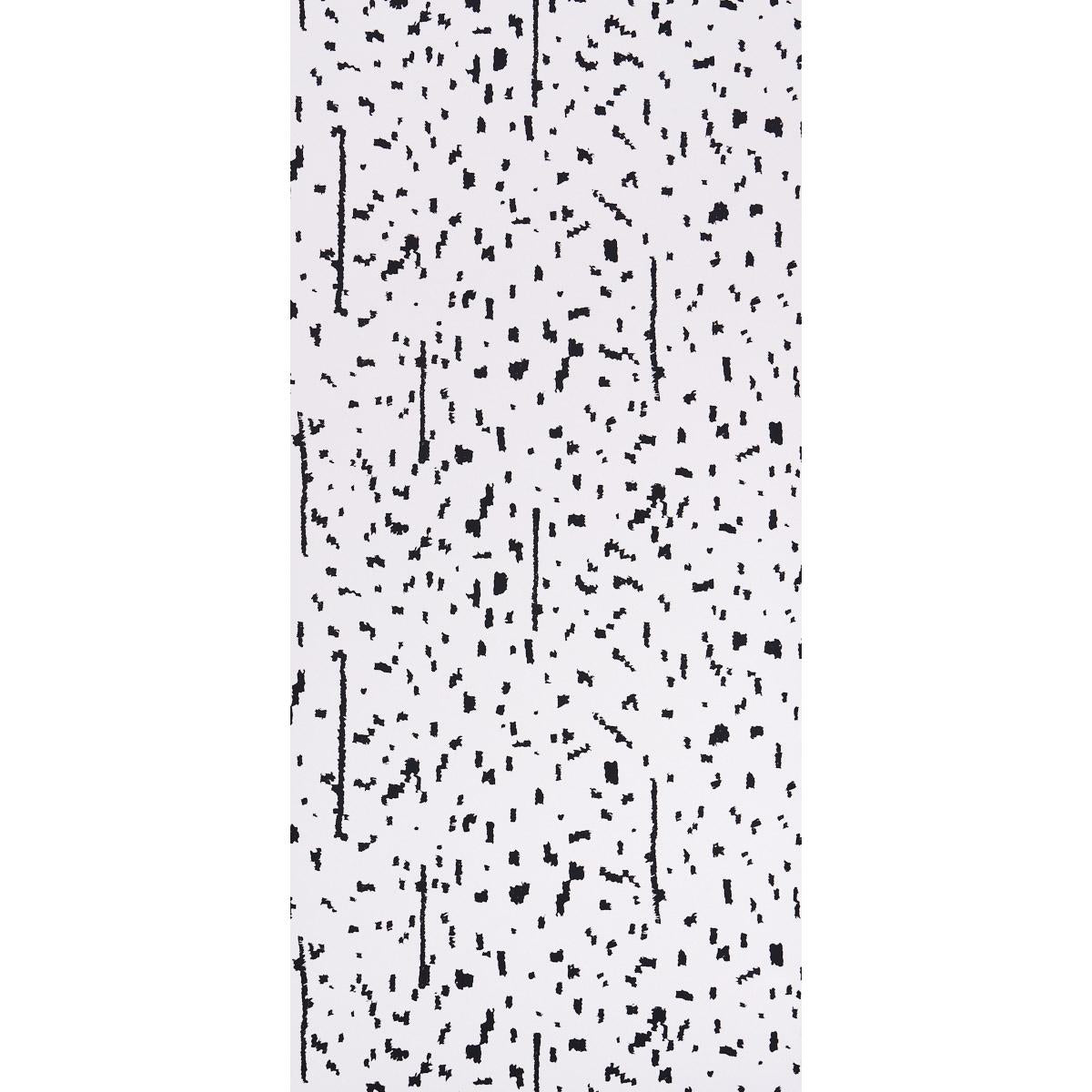 Schumacher Bespotted Black Wallpaper