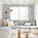 Schumacher Bespotted Black Wallpaper
