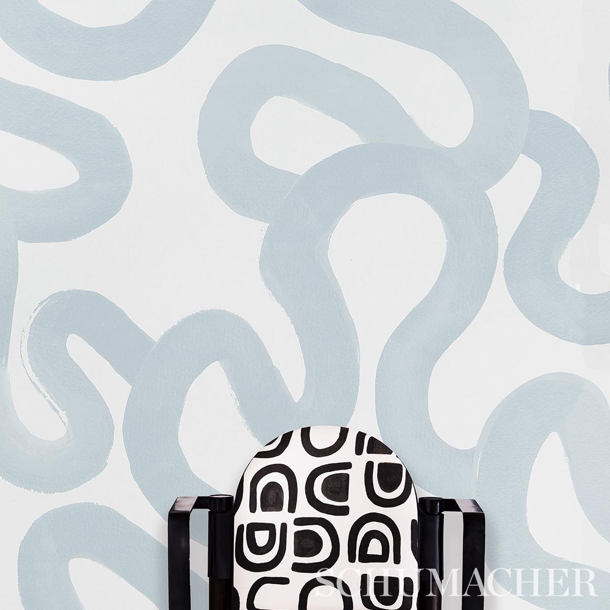 Schumacher Trace Sea Wallpaper