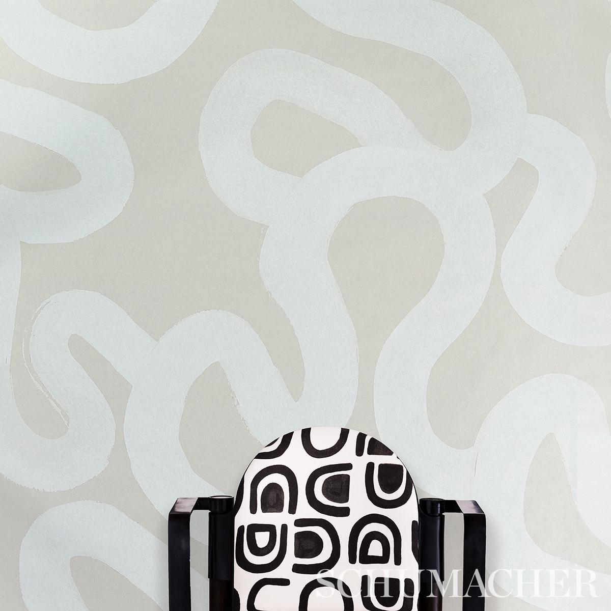 Schumacher Trace Sesame Wallpaper