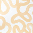 Schumacher Trace Ochre Wallpaper