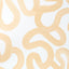 Schumacher Trace Ochre Wallpaper
