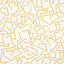 Schumacher Tangent Ochre Wallpaper