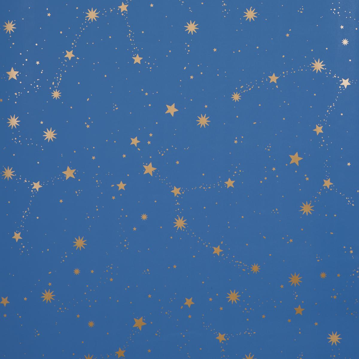 Schumacher Scattered Stars Night Wallpaper