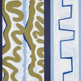 Schumacher Backdrop X Schumacher Night At The Opera Deep Blue & Olive Wallpaper