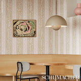 Schumacher Night At The Opera Linen Wallpaper