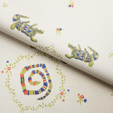 Schumacher Backdrop X Schumacher Reptilia Bright Multi Wallpaper