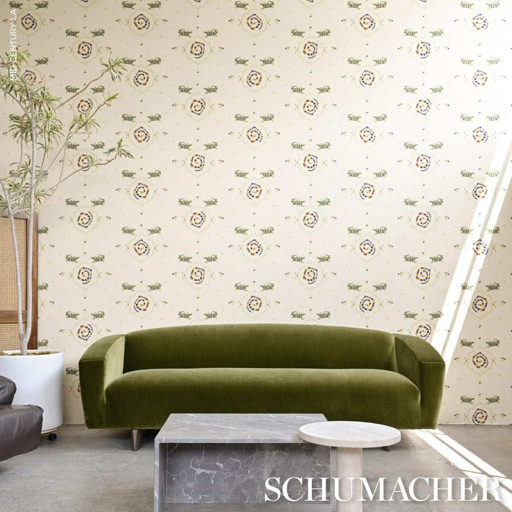 Schumacher Reptilia Bright Multi Wallpaper