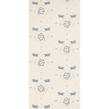 Schumacher Backdrop X Schumacher Reptilia Warm Blue Wallpaper