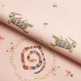 Schumacher Backdrop X Schumacher Reptilia Muted Pink Wallpaper