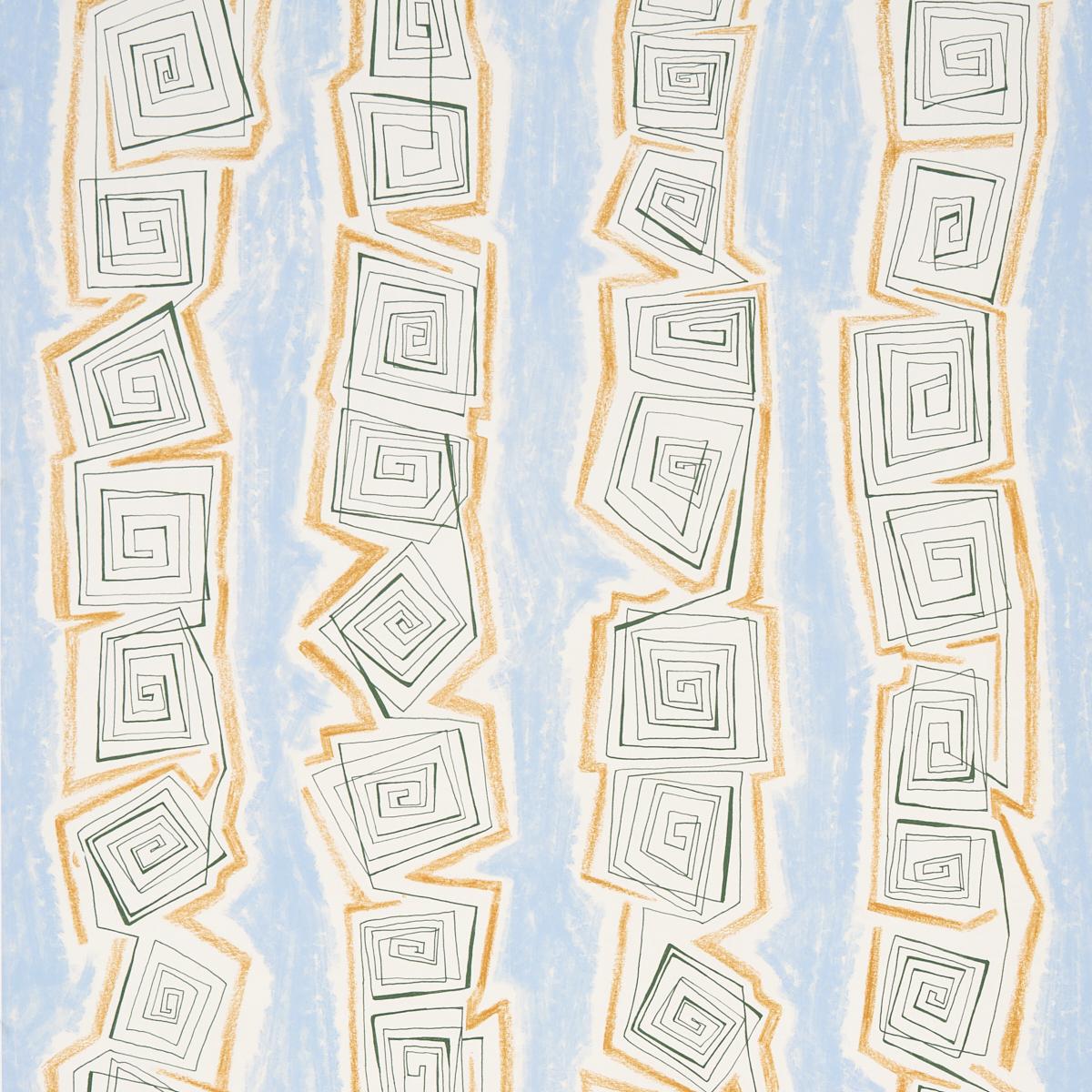 Schumacher Backdrop X Schumacher Taboo Sky Wallpaper