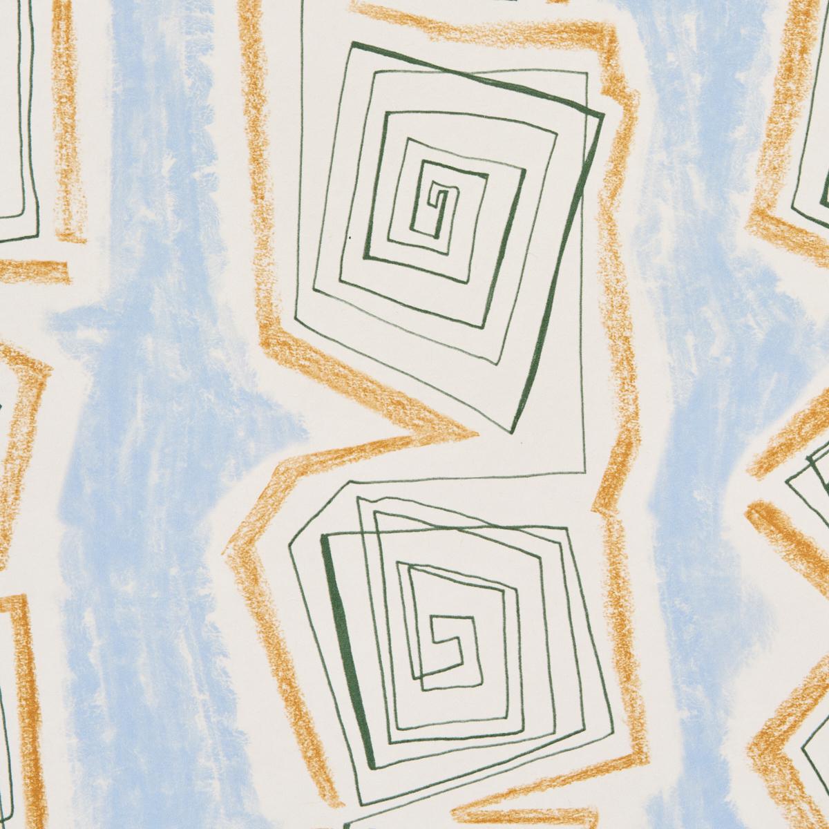 Schumacher Backdrop X Schumacher Taboo Sky Wallpaper