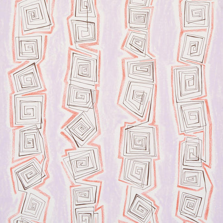 Schumacher Backdrop X Schumacher Taboo Warm Lilac Wallpaper