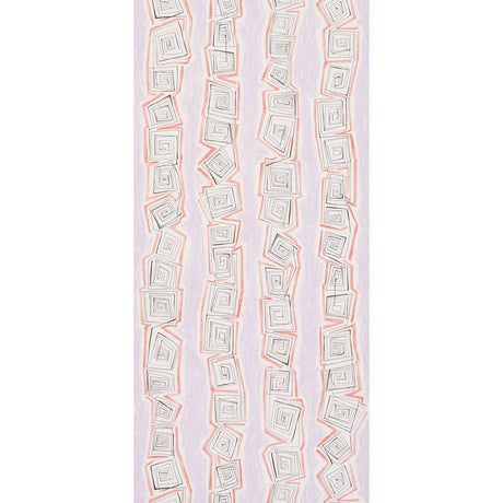 Schumacher Backdrop X Schumacher Taboo Warm Lilac Wallpaper