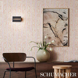 Schumacher Backdrop X Schumacher Taboo Warm Lilac Wallpaper
