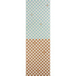 Schumacher Backdrop X Schumacher Gambit Panel Teal & Earthy Brown Wallpaper