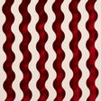 Schumacher The Wave Velvet Red Fabric