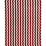 Schumacher The Wave Velvet Red Fabric