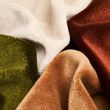 Schumacher Sumptuous Silk Wool Velvet Camel Fabric