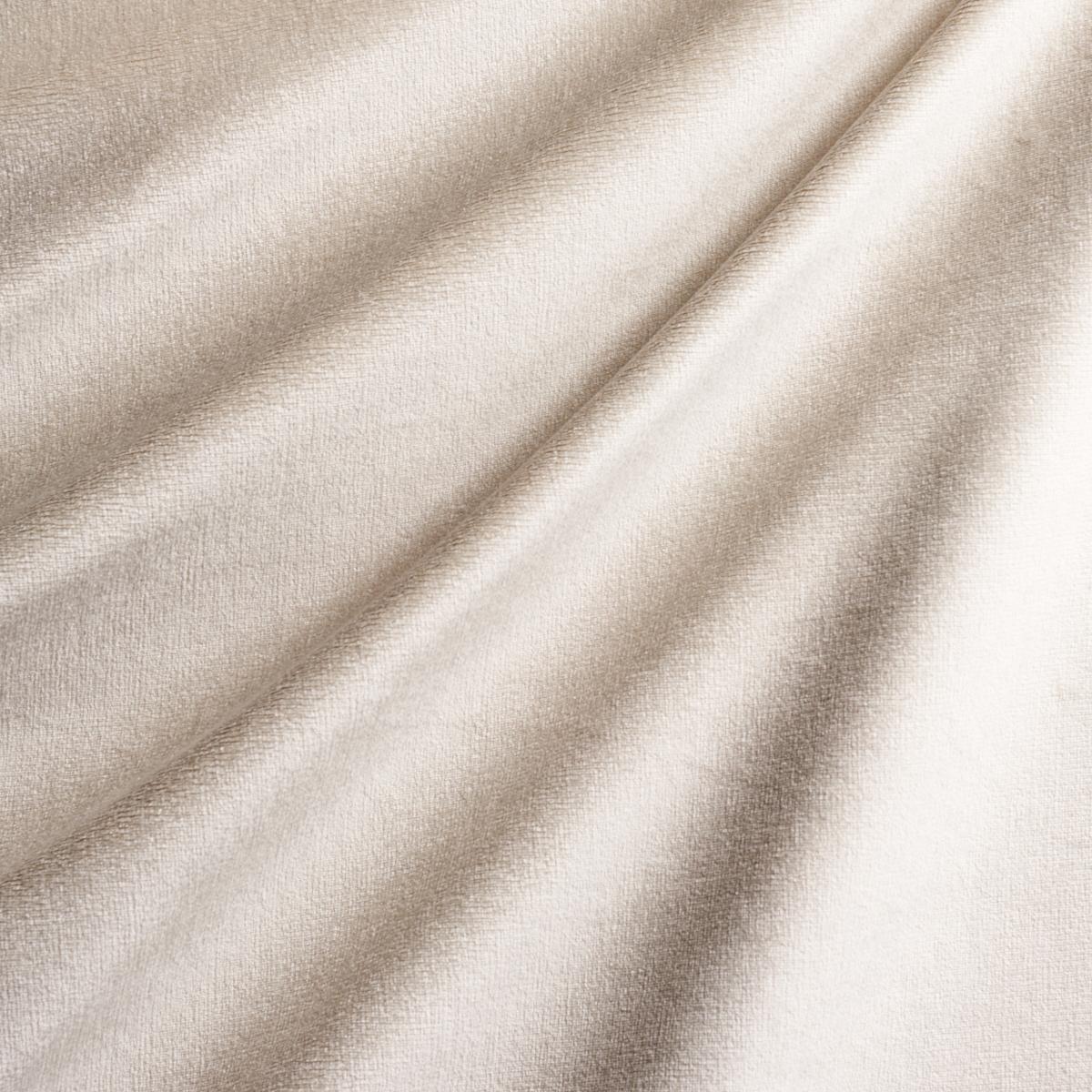 Schumacher Sumptuous Silk Wool Velvet Ivory Fabric
