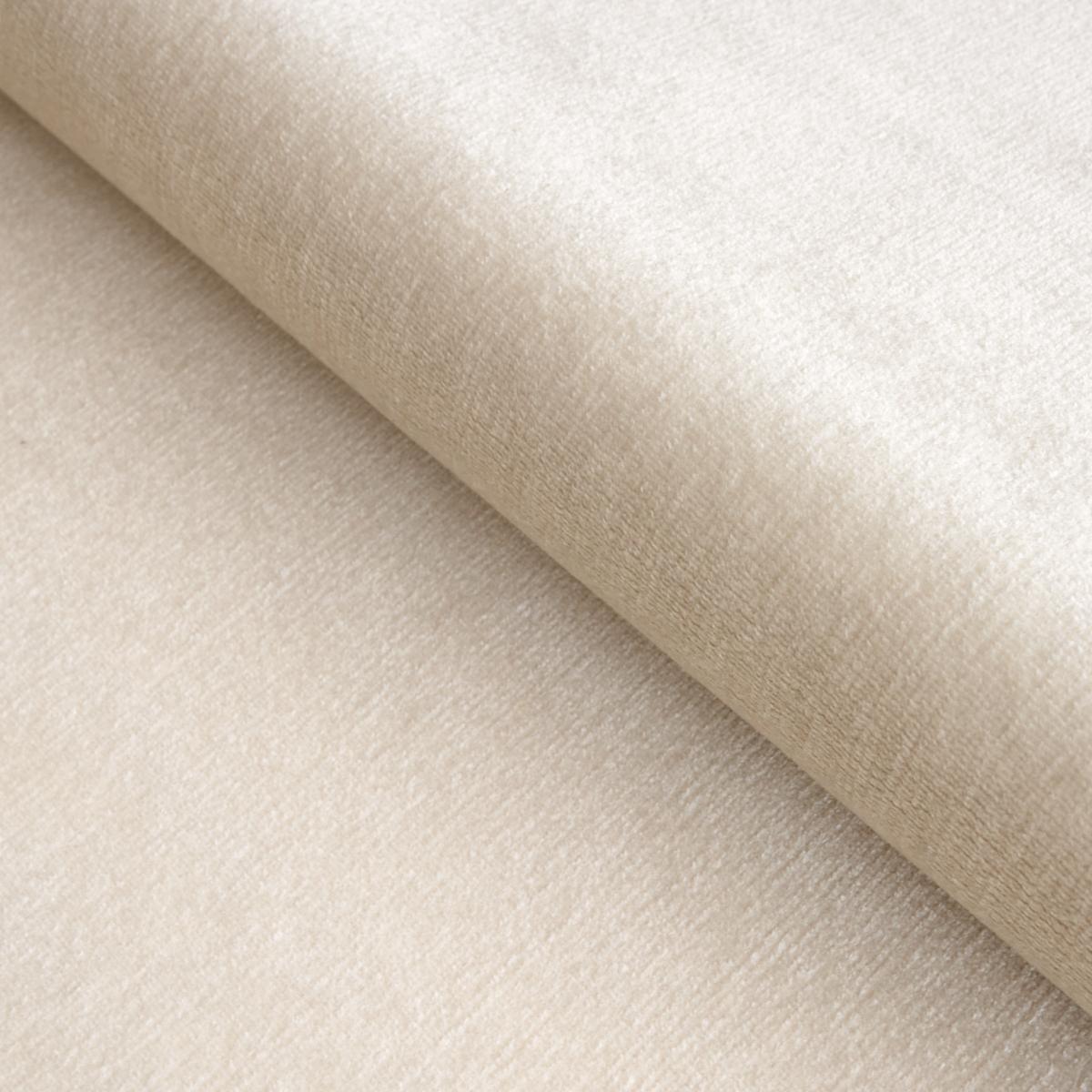 Schumacher Sumptuous Silk Wool Velvet Ivory Fabric